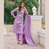 Mystic 9 Sofiya Volume 2 Design Number 2004 Cambric Cotton Kurti Set
